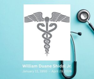 Dr. William Duane Shidal, Jr Paducah, KY Death, Obituary
