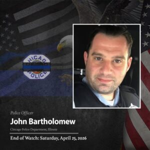 Officer John Bartholomew Shooting-Murder Chicago, IL Death